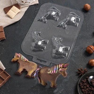форма пластиковая Единороги форма пластиковая Единороги