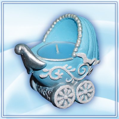 коляска голубая коляска голубая